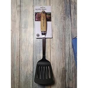 Hamilton Beach Slotted Turner Wooden Handle